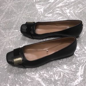 Calvin Klein square toe flats 7.5